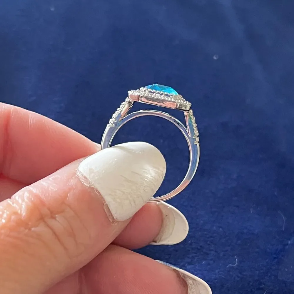 The Heirloom Topaz Ring in 925 sz 7